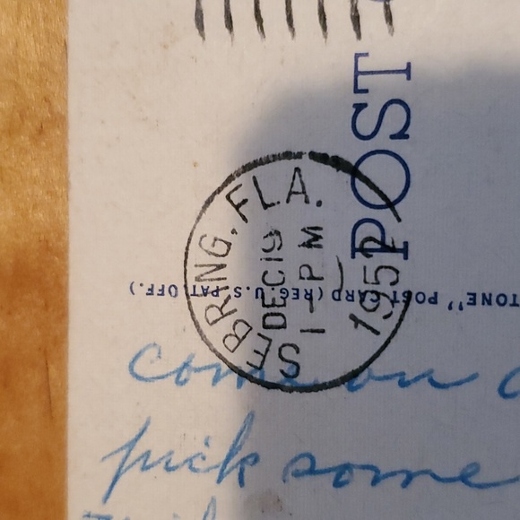 2 Cents Stamp John Adams RARE 1797-1801 Postage Stamp Florida Post Card - Picture 5 of 5